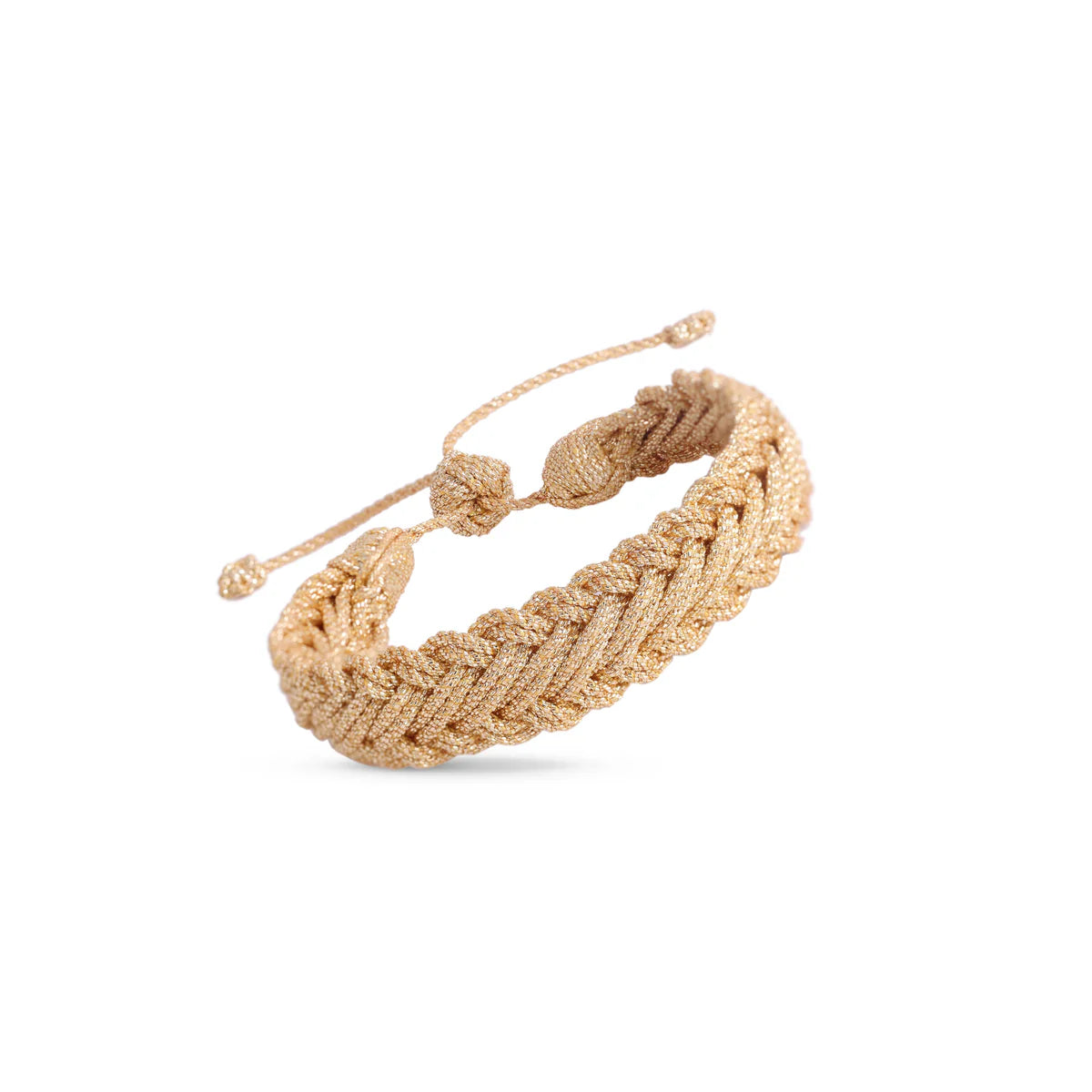 BRACELET ALBANE - TISSÉ SUR FIL D’OR