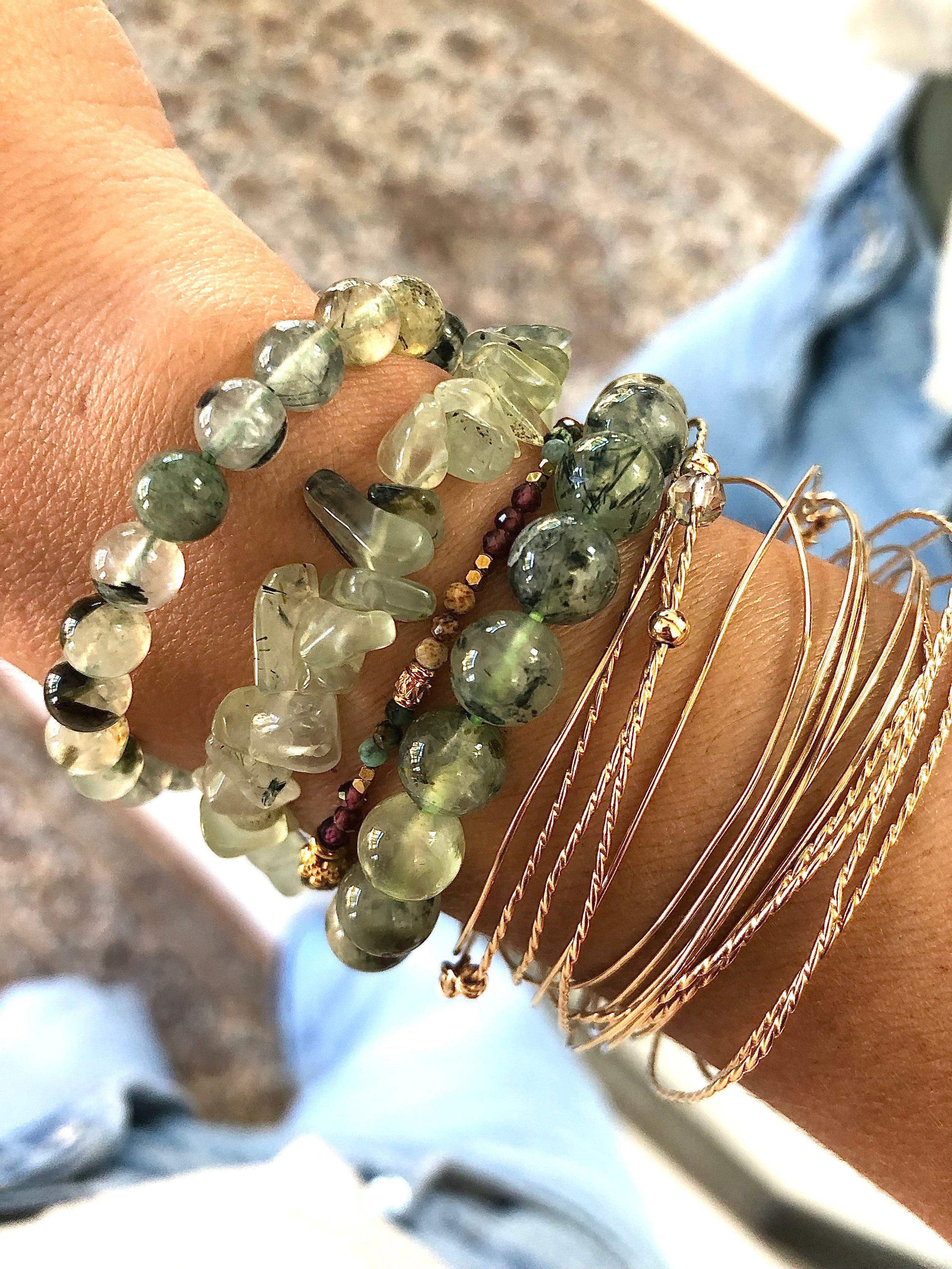 PREHNITE DU MALI