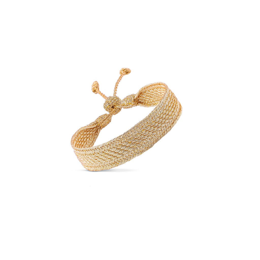 BRACELET EVAN - TISSÉ SUR FIL D’OR